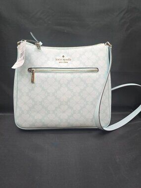 Kate Spade Signature Spade Flower Swingpack Crossbody KG481 Blue Glow